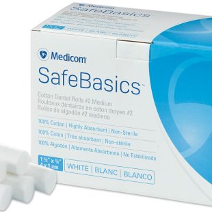 MEDICOM SafeBasics Cotton Rolls Medium #2 2000/box