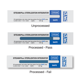 GERMIPHENE Steamline Class 5 Integrator Strips 2 in 250/bag
