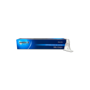 MARK3 Bib-Grips Disposable Paper Bib Holders, 250/box