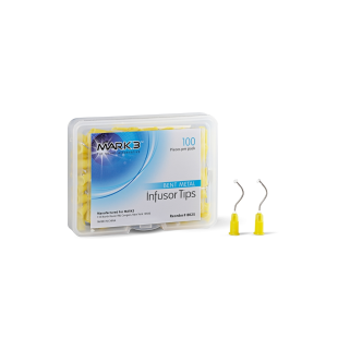 MARK3 Infusor Tips, Bent Metal, 100/Pack