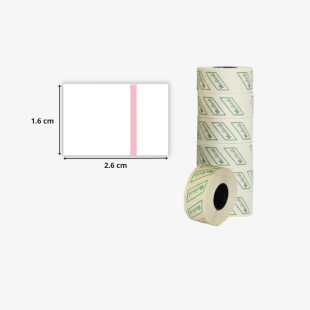 CHEETA Label Rolls Refill, White with Indicator Strip