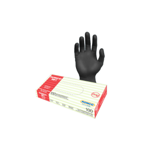 RONCO NE1 Black Nitrile Gloves, MEDIUM **CLEARANCE