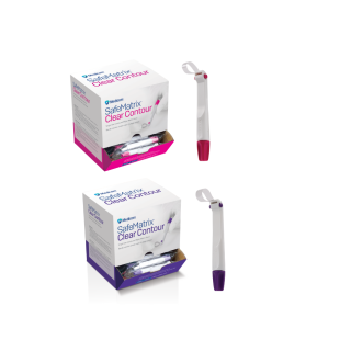 MEDICOM SafeMatrix Clear Contour, Single-Use Matrix Bands