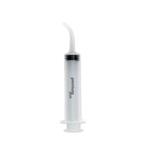 PREMIUM PLUS Syringe with Curved Tip - 12ml, 50 pcs/pack