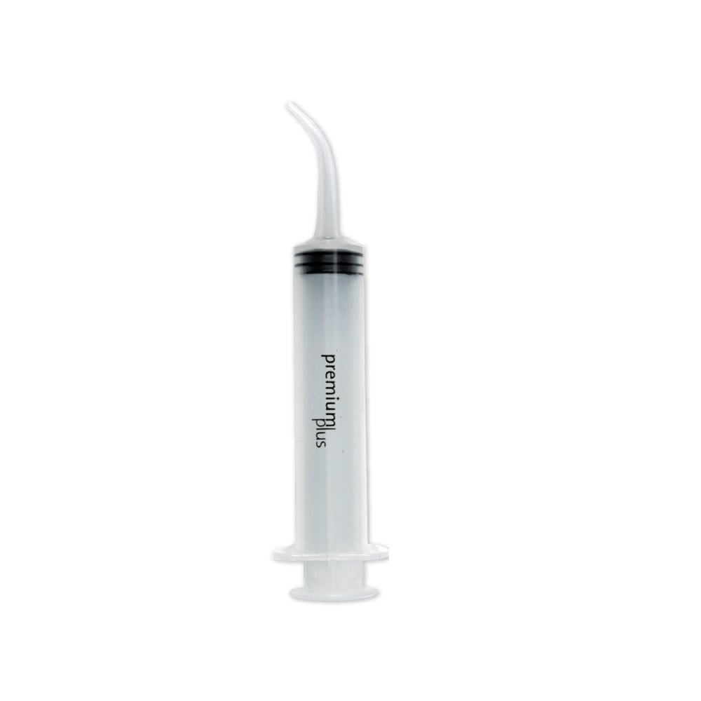 PREMIUM PLUS Syringe with Curved Tip - 12ml, 50 pcs/pack