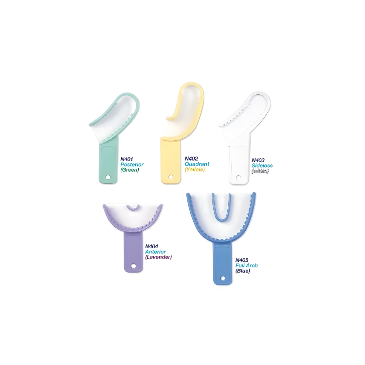 PREMIUM PLUS Bite Trays, 3 In 1 Disposable - Posterior Green (36/Box) - Image 2