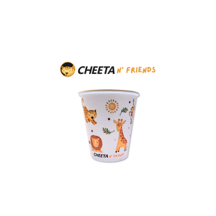 CHEETA N' Friends Kids' Paper Cups, 5 oz
