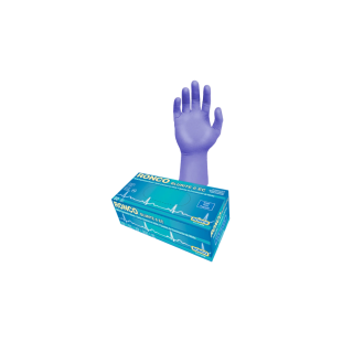 RONCO BluRite™ 6 EC Blue Nitrile Extended Cuff Exam Gloves **CLEARANCE