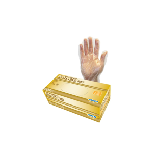 RONCO Poly Clear Polyethylene (PE) Disposable Gloves **CLEARANCE