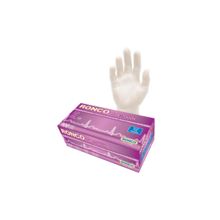 RONCO Pure-Touch™ White Synthetic Stretch Exam Gloves **CLEARANCE