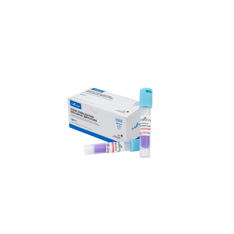 MEDVIEW 20 Minute Biological Indicators for Steam, 50/Box