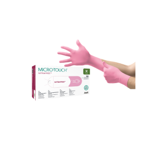 MICROFLEX Micro-Touch™ NITRAFREE, Pink, 100/Box